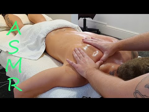 [ASMR] Deep Tissue Massage For Professional Athlete [No Talking][No Music]