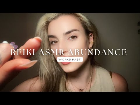 Reiki ASMR for Abundance I Clear lack mindset, blocks, and receive (works fast!)