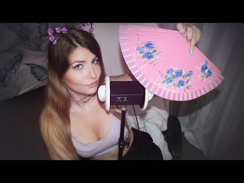 🌸 ASMR your girlfriend taking care of you | Relax, calm down, breathing sounds, hand fan 🌸