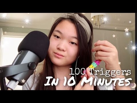 ASMR | 100 Triggers in 10 Minutes 😴