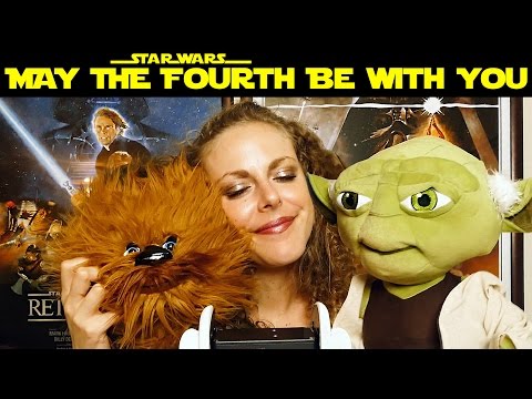 Star Wars ASMR Whisper Show & Tell, Binaural Ear to Ear Scratching, Tapping Triggers