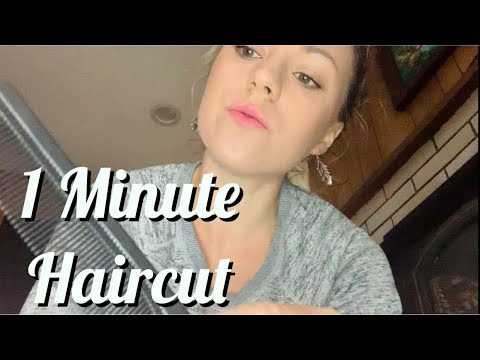 1 Minute ASMR Haircut | Fast Haircut Roleplay ASMR | One Minute Asmr Fast And Aggressive