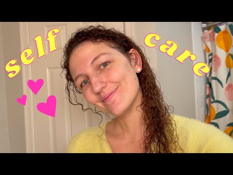 ASMR ~ ☕💖❄️️💛 a cozy day of SELF-CARE 💛❄️️💖☕ (with a tingly gum chewing voiceover)