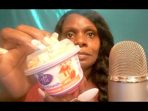 Yogurt ASMR Eating Sounds/Cheese Cake
