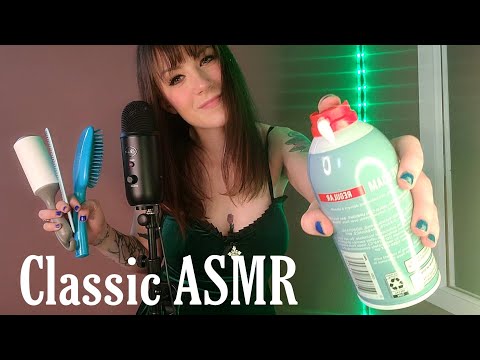 ASMR: Classic Triggers | Mic Brushing | Comb | Shaving Cream