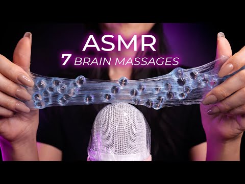 ASMR 7 Brain Massages to Cure Your Tingle Immunity (No Talking)