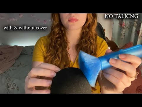 ASMR - Slow & Gentle Mic Brushing/Scratching| Foam and No Cover | NO TALKING