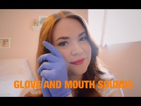 [ASMR] Up-Close Glove and Gentle Mouth Sounds
