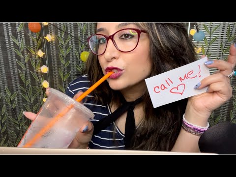 ASMR Flirty Hotel Receptionist Roleplay/Up Close & Personal/Gum Chewing/Tingles Galore 💋