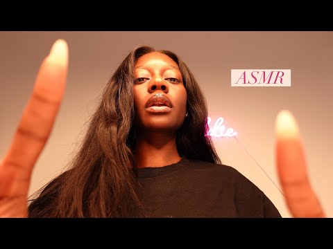 ASMR POPPING BUTTONS ON YOUR FACE! + PULLING ANXIETY OUT OF YOU! 💆🏾‍♀️