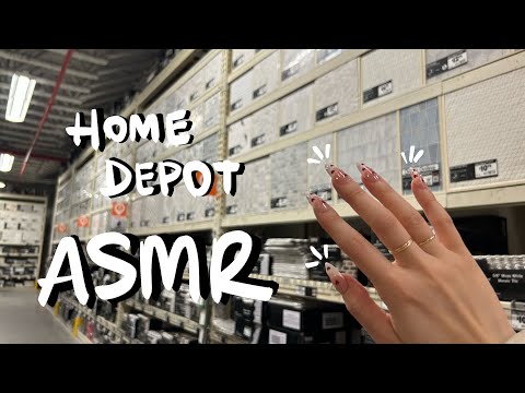 public asmr: tapping around home depot!!