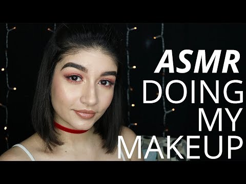 ASMR Doing My Makeup #7 || Whispered & Tapping || Tena ASMR ♡