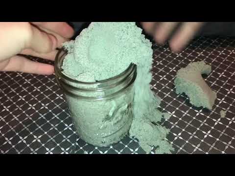 ASMR PLAYING WITH KINETIC SAND (no talking)