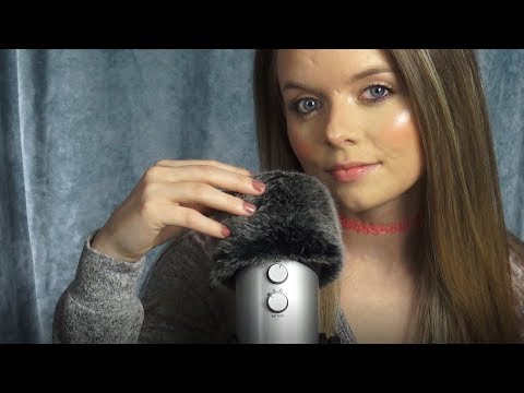 ASMR - All Up In Your Ears [fluffy mic scratch, whispered ramble, & sksksk]