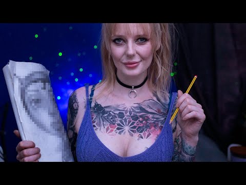 ASMR Flirty Obsessed with You Artist Wants to Draw Your Portrait - Roleplay