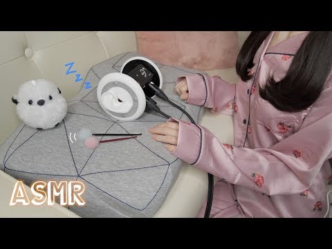 [ASMR 囁き] 音が流れる神枕で不眠解消😴耳タッピング,梵天耳かき👂PILO Review & Ear Tapping, Cleaning / Whispering