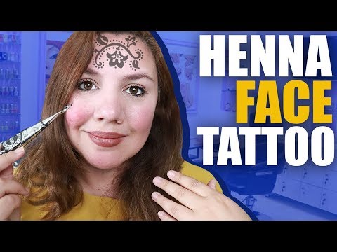 ASMR: Relaxing Henna Face Tattoo RoIePIay