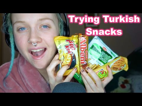 ASMR British Tries TURKISH Snacks