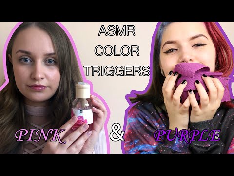 (Magyar ASMR) 💖 Rózsaszín és Lila triggerek | Pink and Purple triggers /w V-ASMR 💜