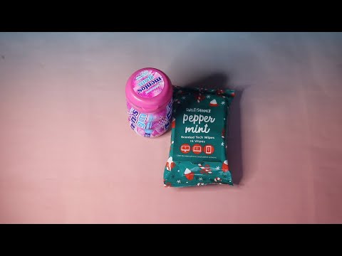 Crinkling Makeup Wipes Sounds ASMR Chewing Gum