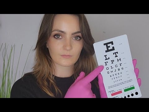 ASMR 1 minute eye exam