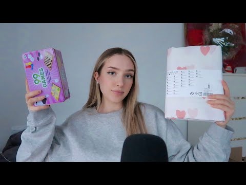 ASMR What I got for my BIRTHDAY 💝 Sleep in 5 min 😴 Tapping, Sounds, Whispering | Asmr Paula