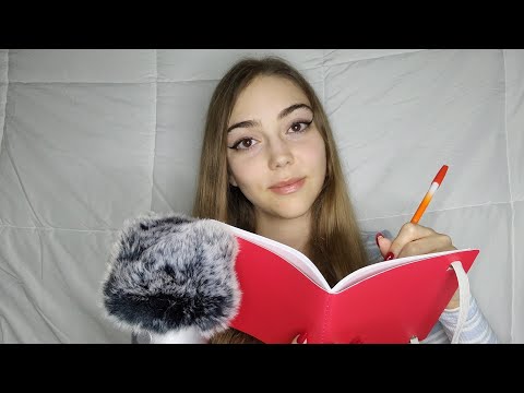ASMR | Asking You Personal Questions (Lots of Personal Attention, Writing Sounds)