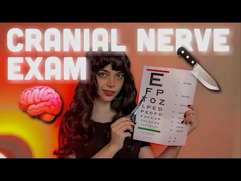 ✨ASMR | Garota estranha faz seu exame dos NERVOS CRANIANOS✨ (inglês)