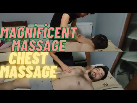 AMAZING CHEST MASSAGE SUPER AND RELAXING MASSAGE SLEEP MASSAGE #chest #relax #asmr #asmrburak
