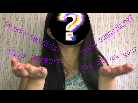 [ASMR] answering your questions :)