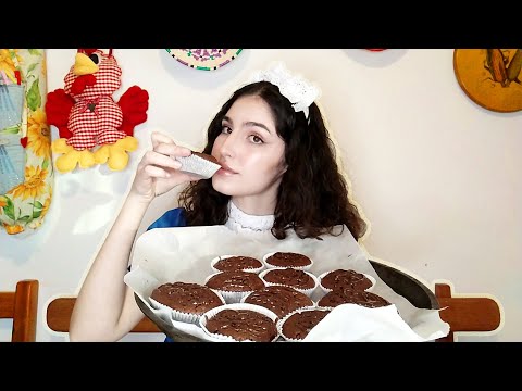 ASMR Maid Roleplay - I'm making Muffins for my Master! (cooking sounds, cleaning sounds, whispering)