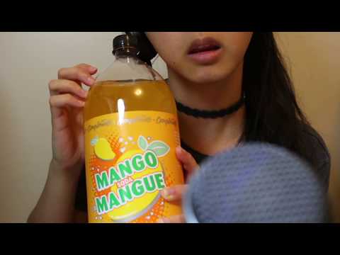ASMR Tapping, Drinking Soda, Scratching and Whispers