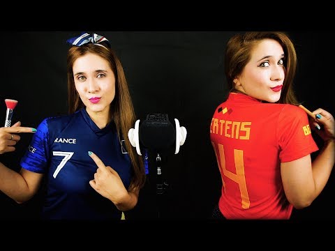 Francia vs Bélgica ¿Quien gana?  Mundial Rusia 2018. Twins Asmr español