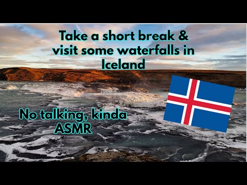 ✨ Take a break & visit a few waterfalls in South Iceland - No talking - Kinda ASMR ✨