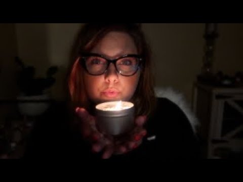 ASMR Relaxing Candle Tapping & Burning