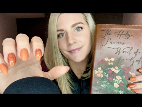 Christian ASMR | Box, Leather Bible, and Fabric Sounds | Unboxing My New Bible ✝️💕