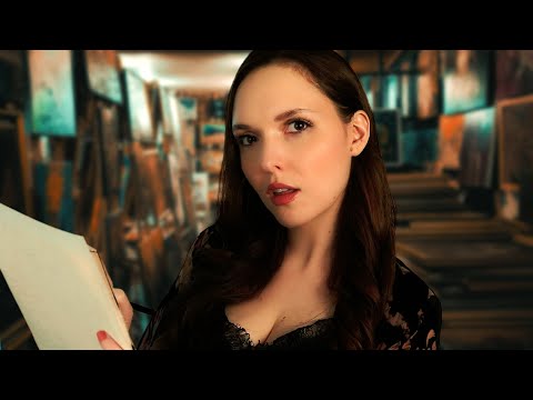 ASMR FLIRTY ARTIST FALLS FOR YOU roleplay || soft spoken personal attention