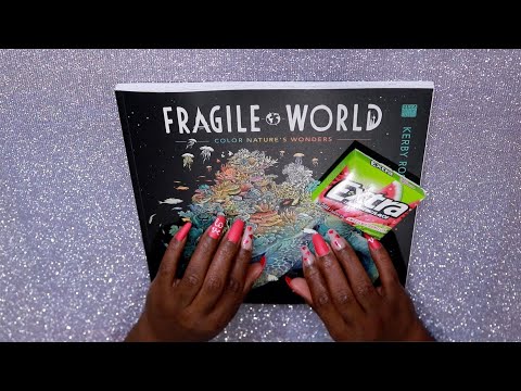 FRAGILE WORLD FLIPPING PAGES ASMR CHEWING GUM