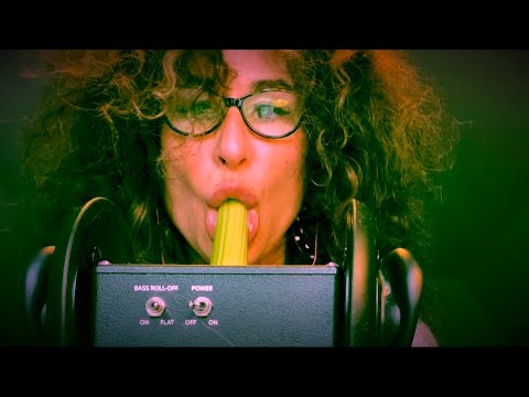 ASMR juicy fruit - eating and drinking...pure mouth sounds - finger sucking