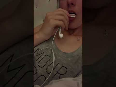 ASMR Licking the Apple Microphone