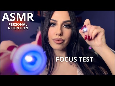 ASMR - FOCUS TEST + PERSONAL ATTENTION SOPORIFERO