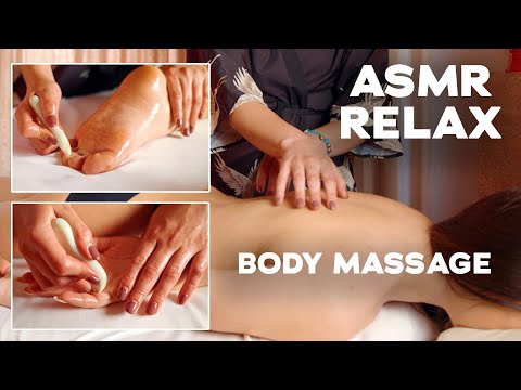 ASMR | MASSAGE | Asmr point body massage - back, hand, foot