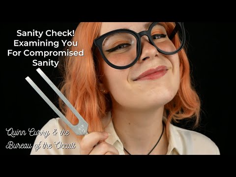 ASMR 🩺 Sanity Check Examination with Quinn Curry! | Bureau of the Occult Universe | Soft Spoken RP