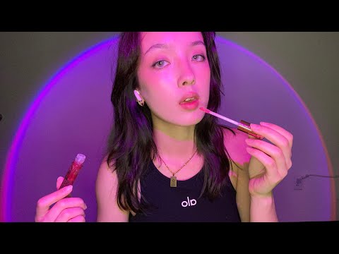 ASMR Quickly Applying Your Lipgloss (makeup application roleplay, WLW)