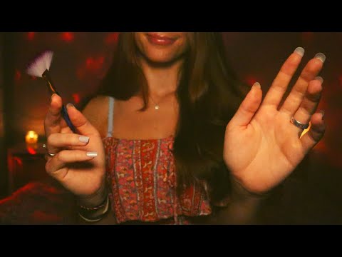 ASMR | Plucking Away Your Negative Energy and Stress (Hand Movements, Mouth Sounds, Face Brushing)