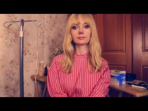 Candy Striper Practices on You 🎀 ASMR Hospital Medical Roleplay