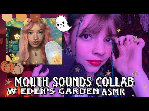 ASMR FAST MOUTH SOUNDS, Visuals & Mic Triggers W/ @edensgardenasmr