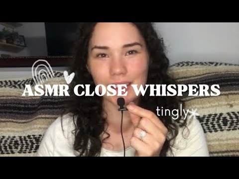 ASMR TINGLY HAND MOVEMENTS, UP-CLOSE WHISPER W/ MINI MIC