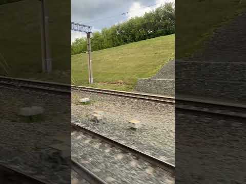 ASMR train sounds, window view