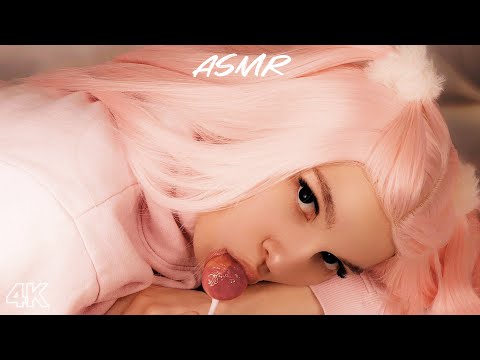 ASMR TWINS | MILKY LICKING + LOLLIPOP,  MOUTH SOUNDS, TRIGGERS, CLOSE-UP EATING EARS | #asmr #асмр